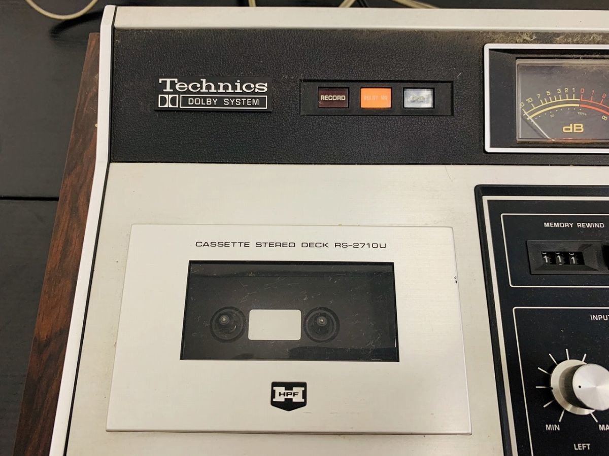 V310-I10-4182 Technics テクニクス 平置き カセットデッキ RS-2710U