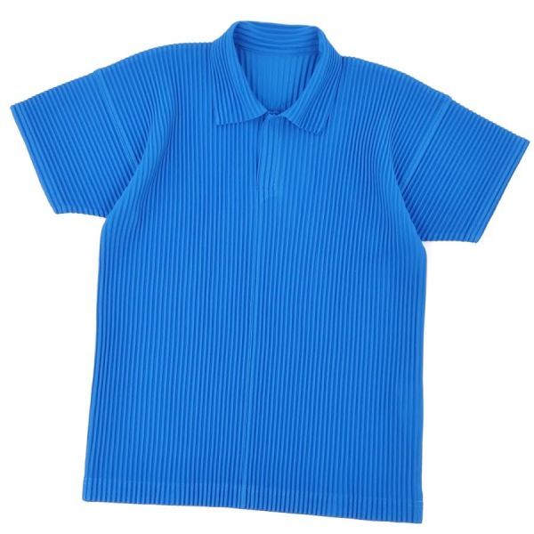 homme plisse issey miyake ポロシャツ 3 青