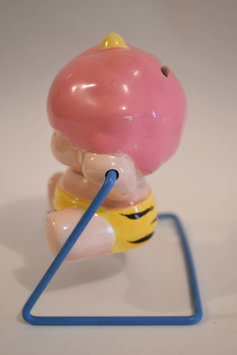 サンリオ ゴロピカドン 貯金箱 コインバンク 陶器 高さ(約)11cm*ピンク