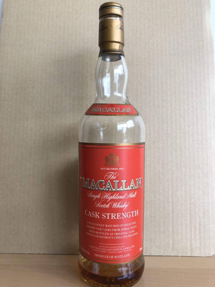 MACALLAN マッカラン カスクストレングス 空瓶 1982 サントリー