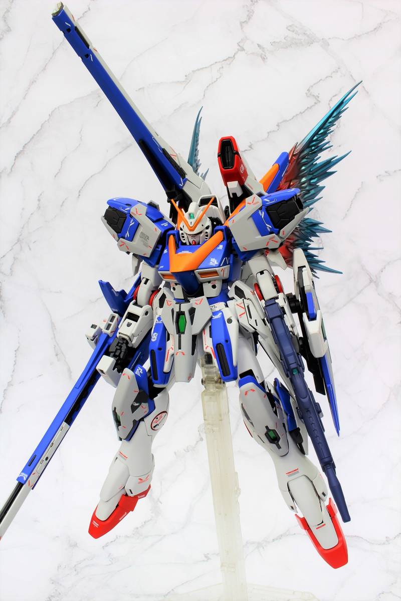 新品】MG 1/100 V2アサルトバスターガンダム Ver．Ka 光の翼 塗装