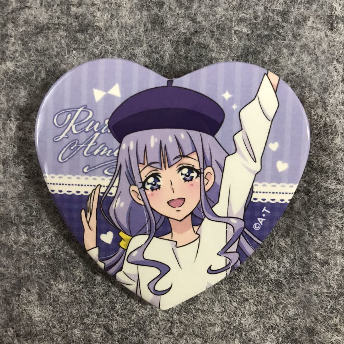 HUGっと!プリキュア ルールーアムール 缶バッジ 応募者全員プレゼント