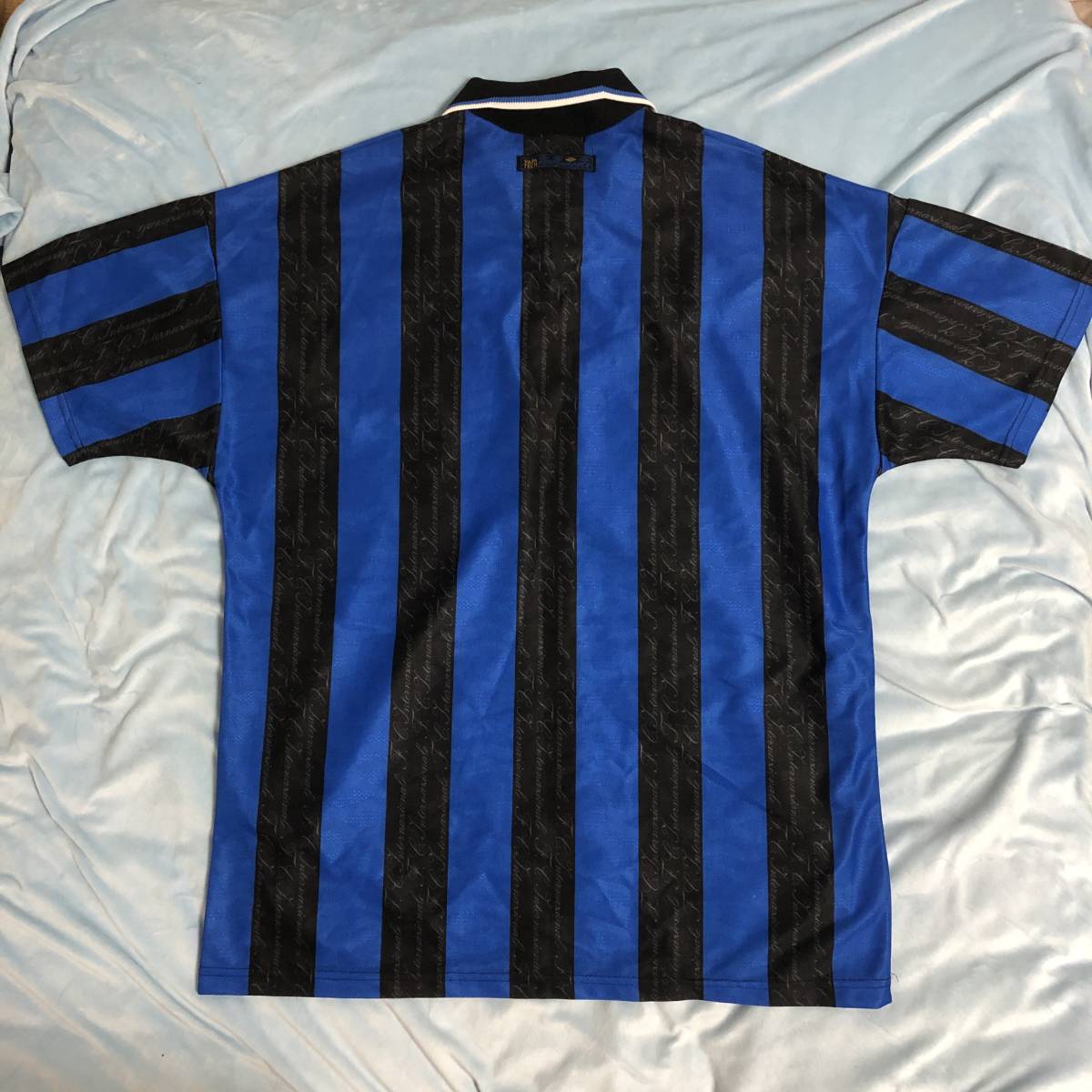 97/98 インテル ホーム 半袖 XLサイズ アンブロ ロナウド レコバ