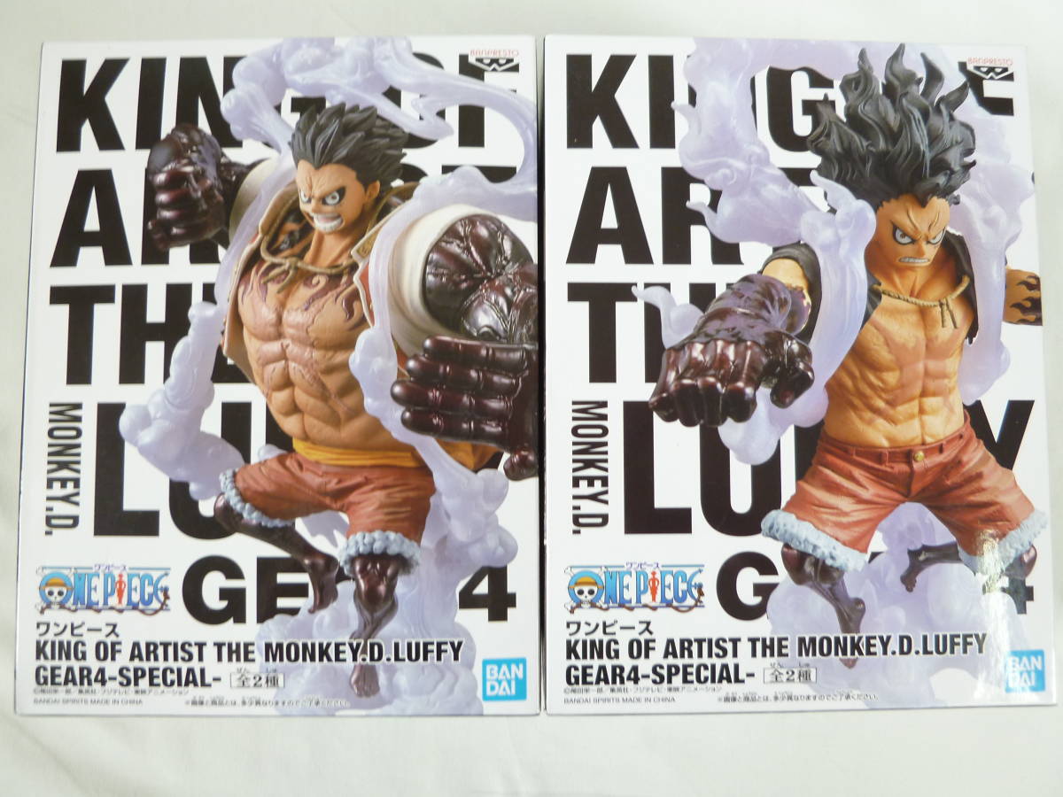 ｈ136 全2種セット ワンピース King Of Artist The Monkey D Luffy Gear4 Special 未開封 中古品 の落札情報詳細 ヤフオク落札価格情報 オークフリー スマートフォン版