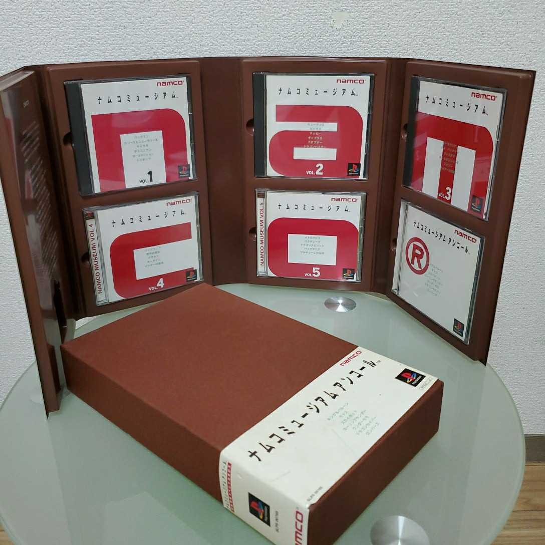 ナムコミュージアムvol.1〜5+アンコール 限定ボックス付 PS ナムコミュージアムvol.1〜5+アンコール 限定ボックス付 PS PS