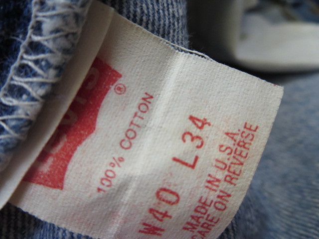 希少特大サイズ40インチusa製levisリーバイス501 ウエスト94股上33股下78わたり32裾21cm の落札情報詳細 ヤフオク落札価格情報 オークフリー スマートフォン版