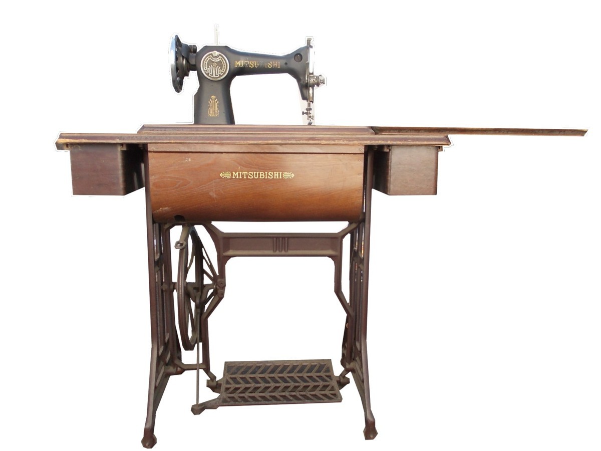 アンティークミシン台 ミシン付MITSUBISHI 【公式通販】
