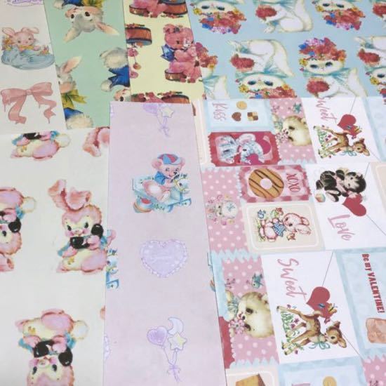 新品 レトロアニマル サイズ デザインペーパー 国内 海外作家 ラッピングペーパー おすそ分けファイル作成 紙もの 封筒 平袋 コラージュ の落札情報詳細 ヤフオク落札価格情報 オークフリー スマートフォン版