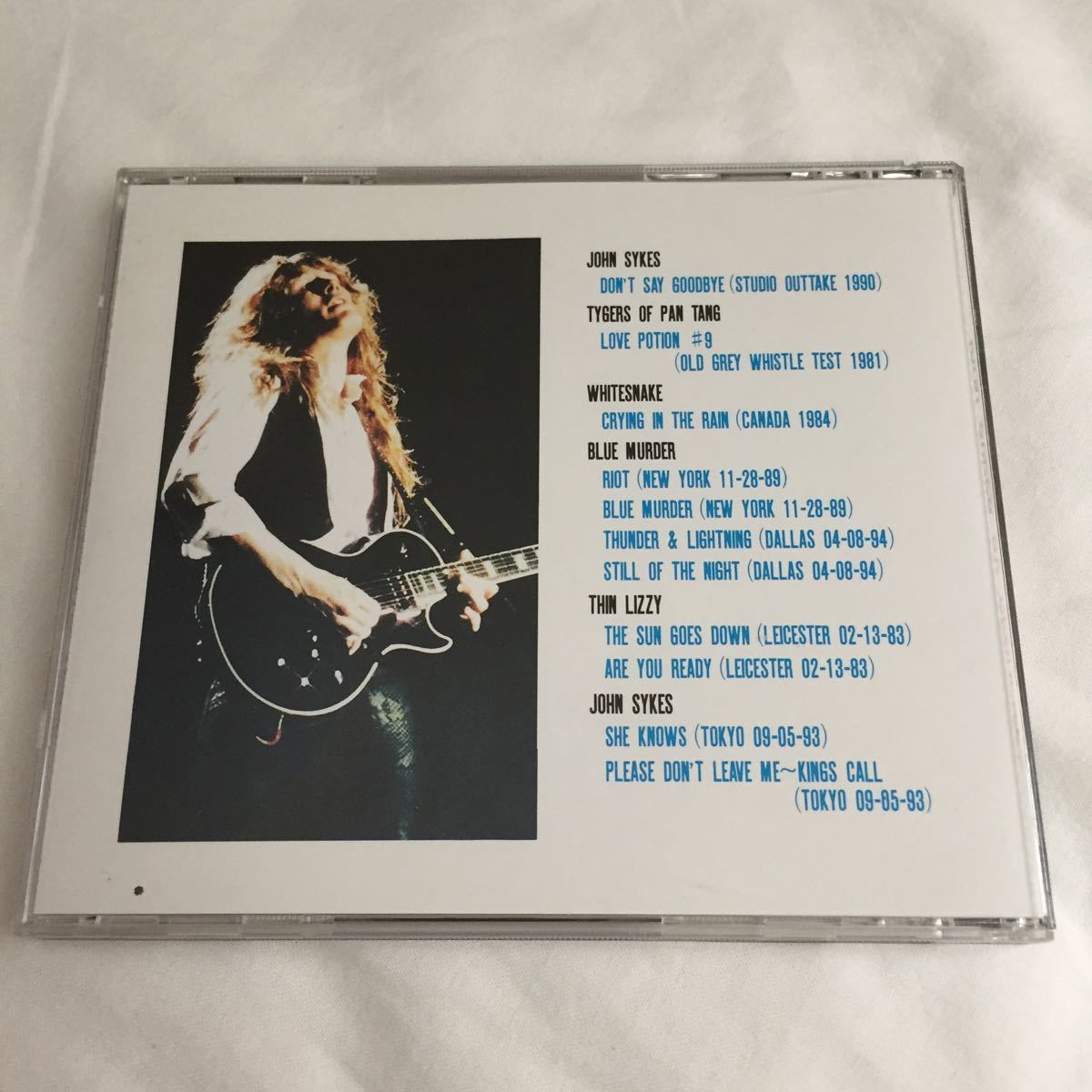 John Sykes By Request ジョン サイクス 未発表ライブ集 Thin Lizzy Whitesnake Blue Murder Tygers Of Pan Tangなど の落札情報詳細 ヤフオク落札価格情報 オークフリー スマートフォン版