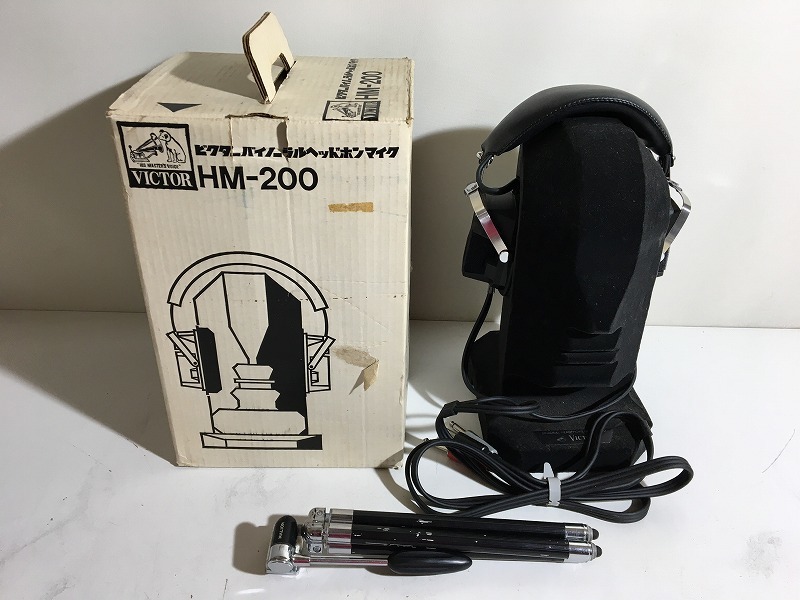 Victor バイノーラル ヘッドホン マイク HM-200