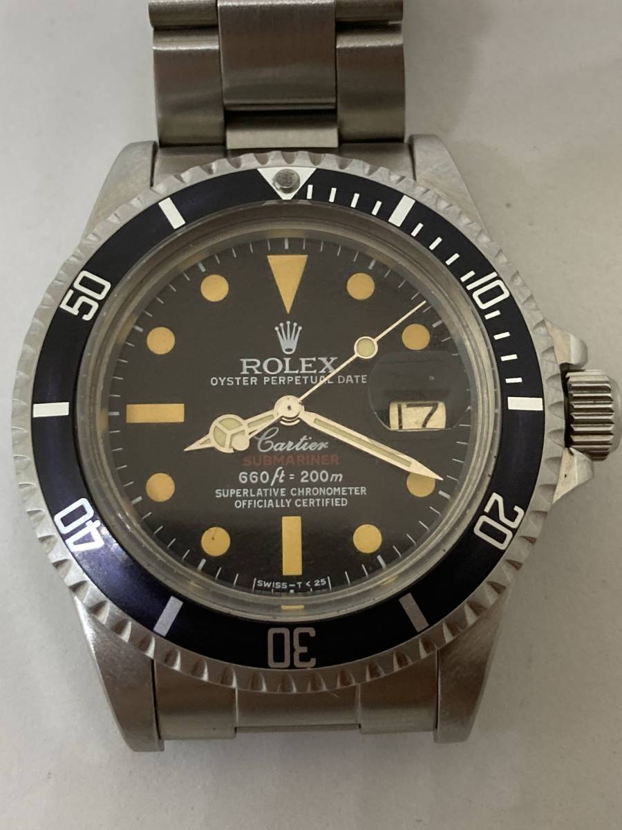 希少 OH済・現状品／ROLEX ロレックス 1680 サブマリーナ 赤サブ
