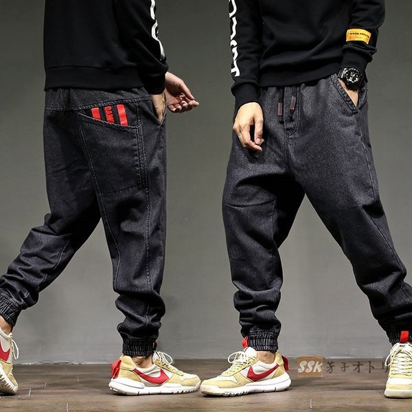 新品 ジーンズ サルエルデニム デニムパンツ メンズ ジーパン 九分丈 デニム ゆったり ボトムス 春物 メンズファッション Ssk の落札情報詳細 ヤフオク落札価格情報 オークフリー スマートフォン版