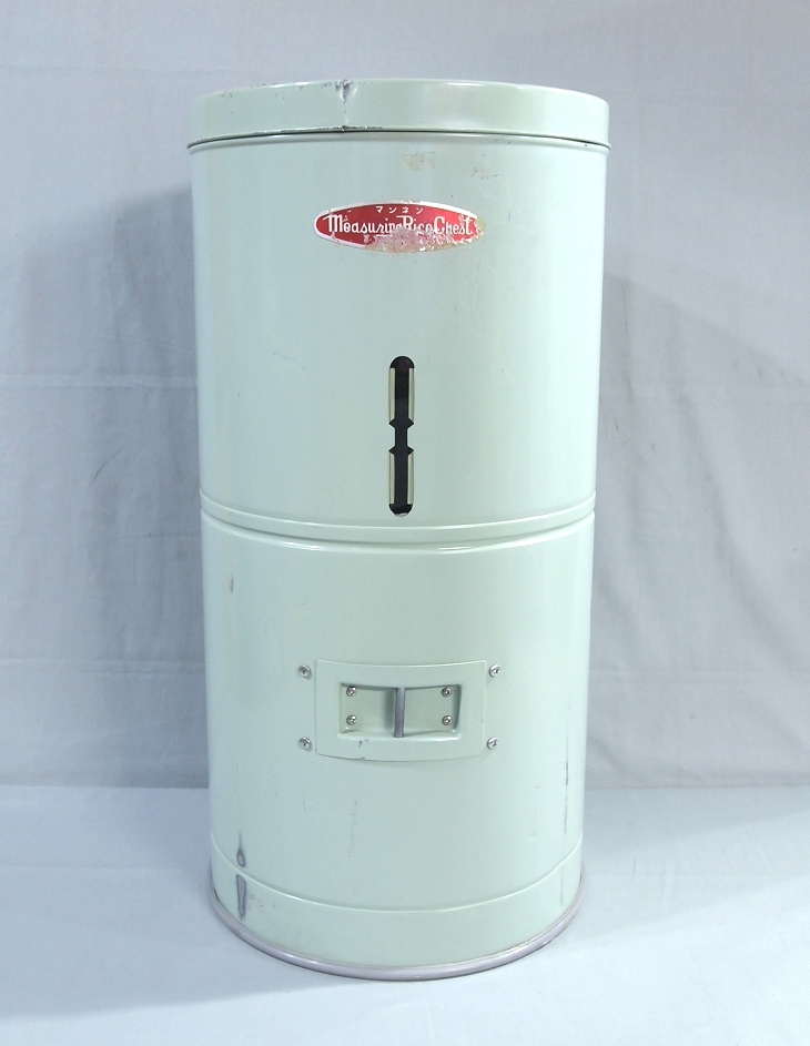□古い マンネン Measuring Rice Chest 米びつ 米櫃 ライスストッカー