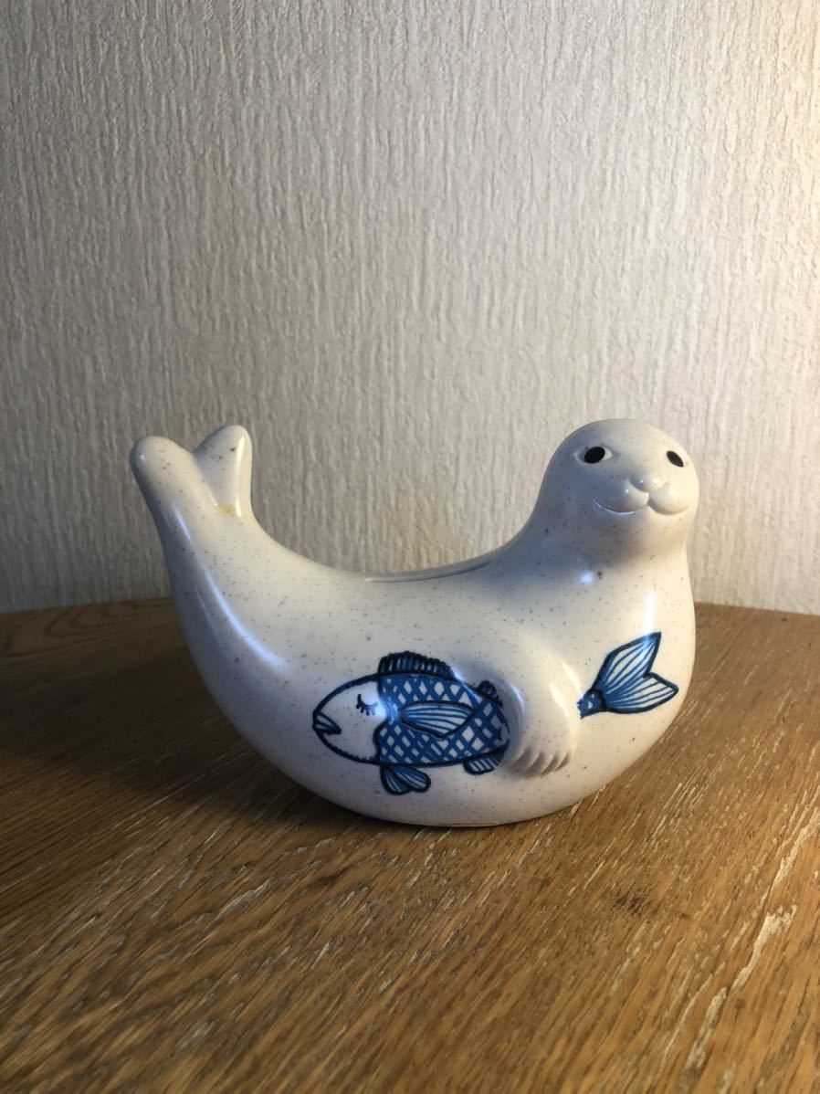 北欧 Finland製 アザラシ 貯金箱 フィッシュ MK Tresmer Seal Money Box ヘイニ・リータフフタ フィンランド
