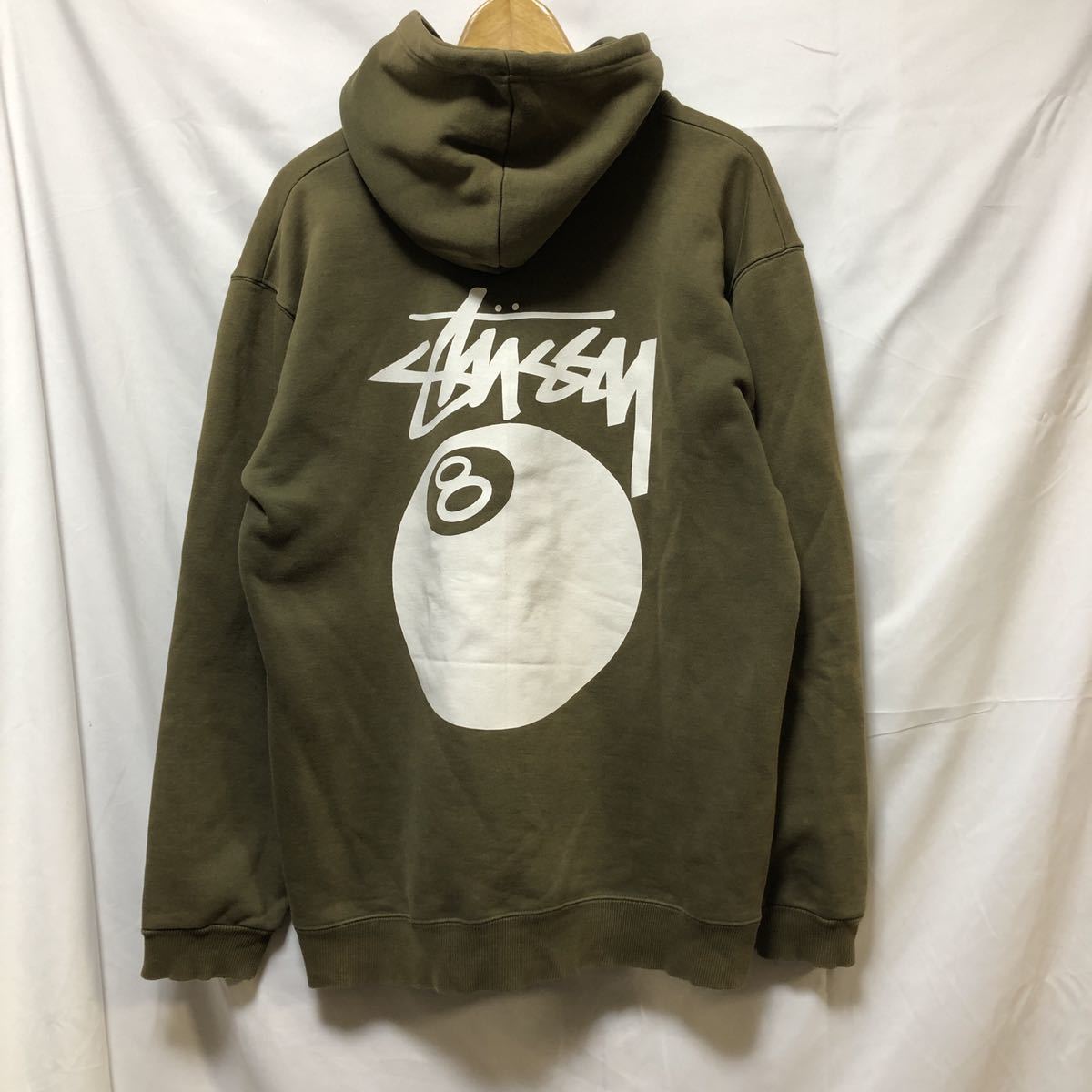 old STUSSY ステューシー プルオーバー パーカー ピンボール プリント  