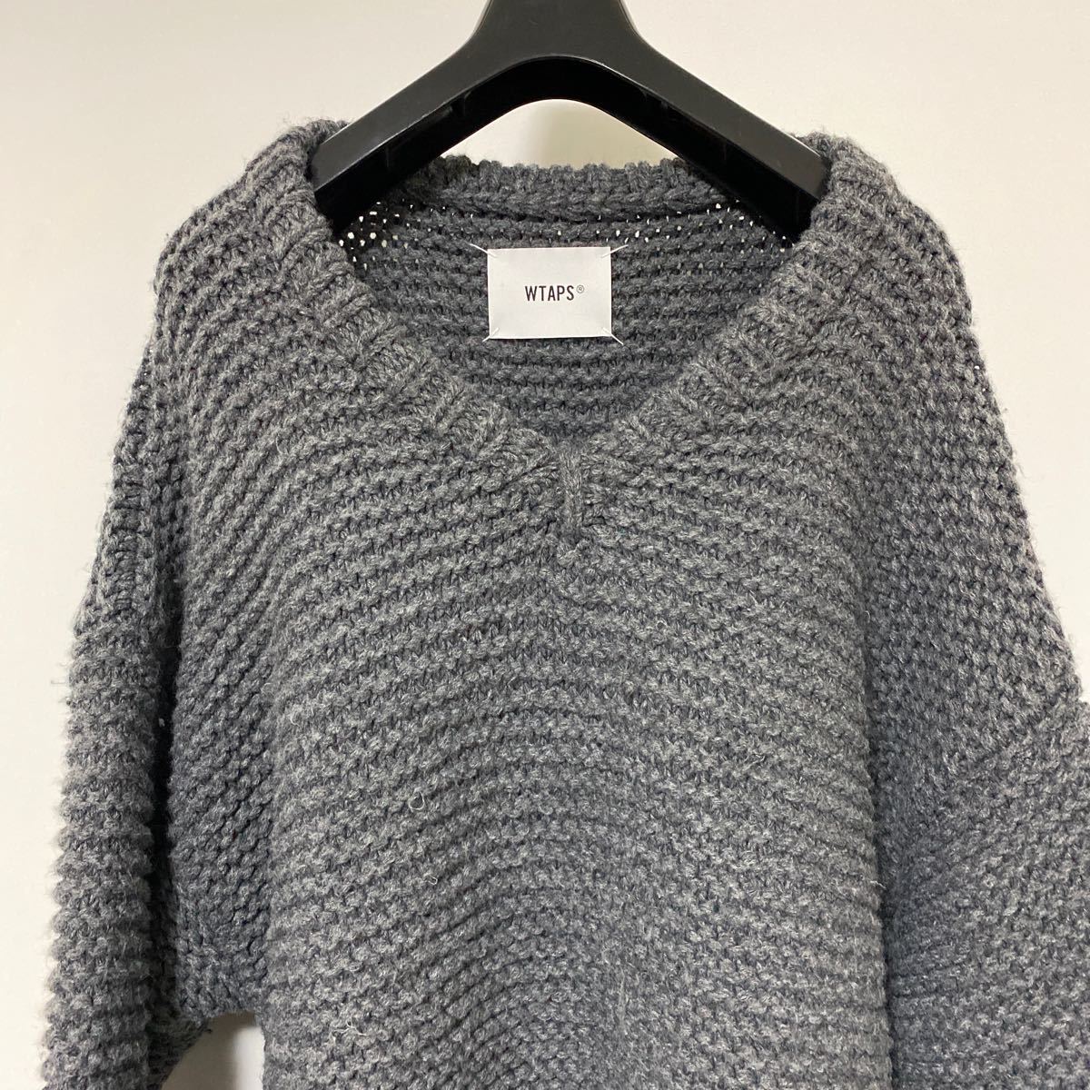 美品 19 aw wtaps MEDIEVAL ローゲージ ビッグ シルエット ニット 
