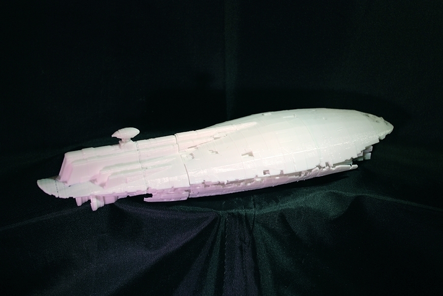 新品】反乱軍輸送船 ツナシップ 3Dプリント 22cm GR-75中型輸送船