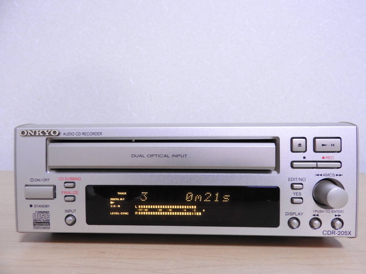 ONKYO CDレコーダー　CDR-205X CD インテック205 INTEC ONKYO CDレコーダー CDR-205X CD インテック205 INTEC - メルカリ