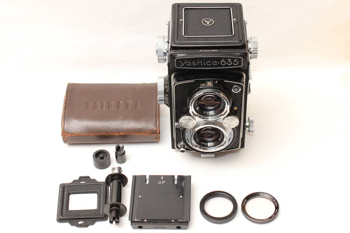 YASHICA-635 ヤシカ 635 6×6二眼レフフィルムカメラ 35mmフィルム YASHICA-635 ヤシカ 635 6×6二眼レフフィルムカメラ 35mmフィルム