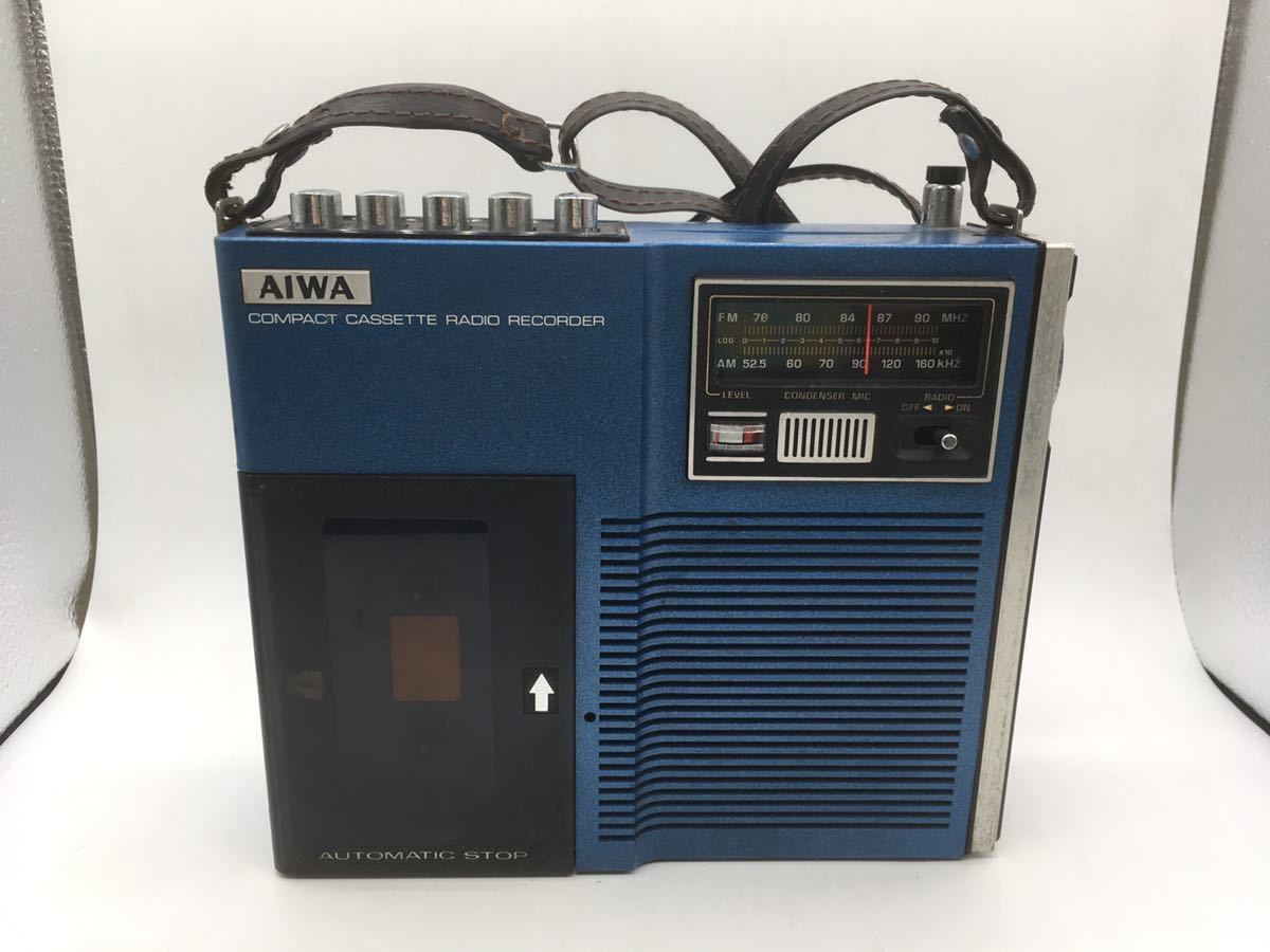 AIWA IC+ECM ポータブルカセットレコーダー tpr-501
