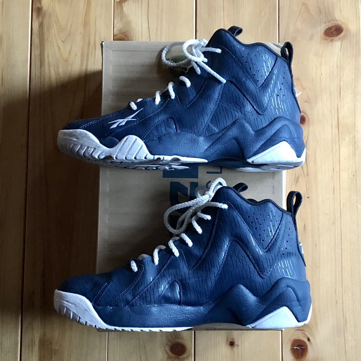 即決 中古美品 送料無料 カミカゼ2 リーボック Kamikaze Ii Reebok インディゴ ネイビー 雨模様 バスケ バッシュ ストリートretro の落札情報詳細 ヤフオク落札価格情報 オークフリー スマートフォン版