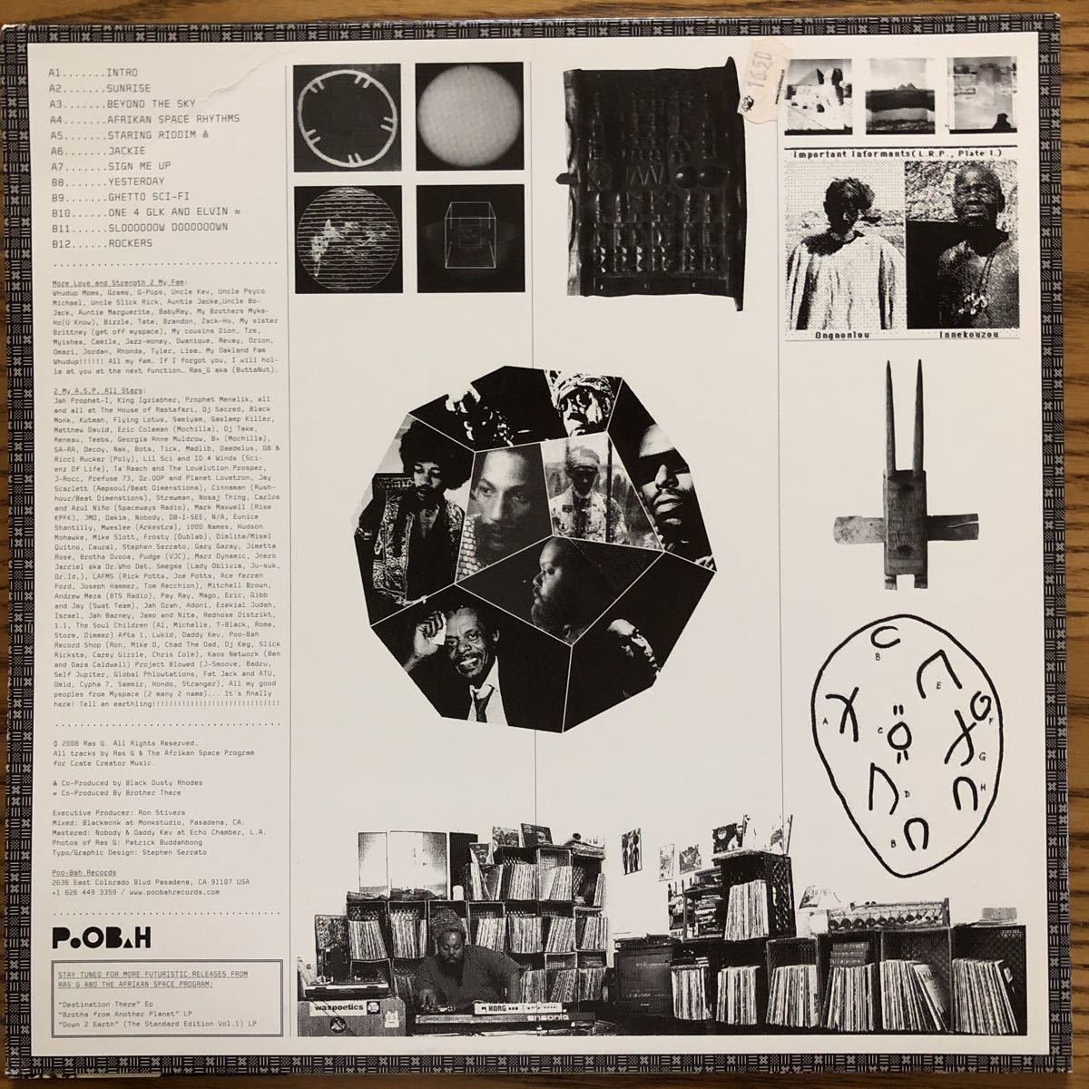 LP】RAS G AND THE AFRIKAN SPACE PROGRAM/GHETTO SCI-FI[US ORI:1ST 