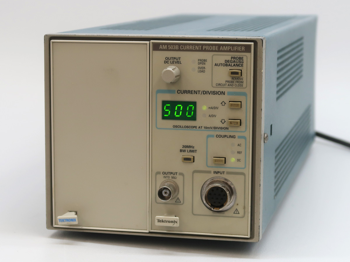 XC32120☆Tektronix/テクトロニクス TM502A+AM503B AM503S OPT 03 CURRENT PROBE