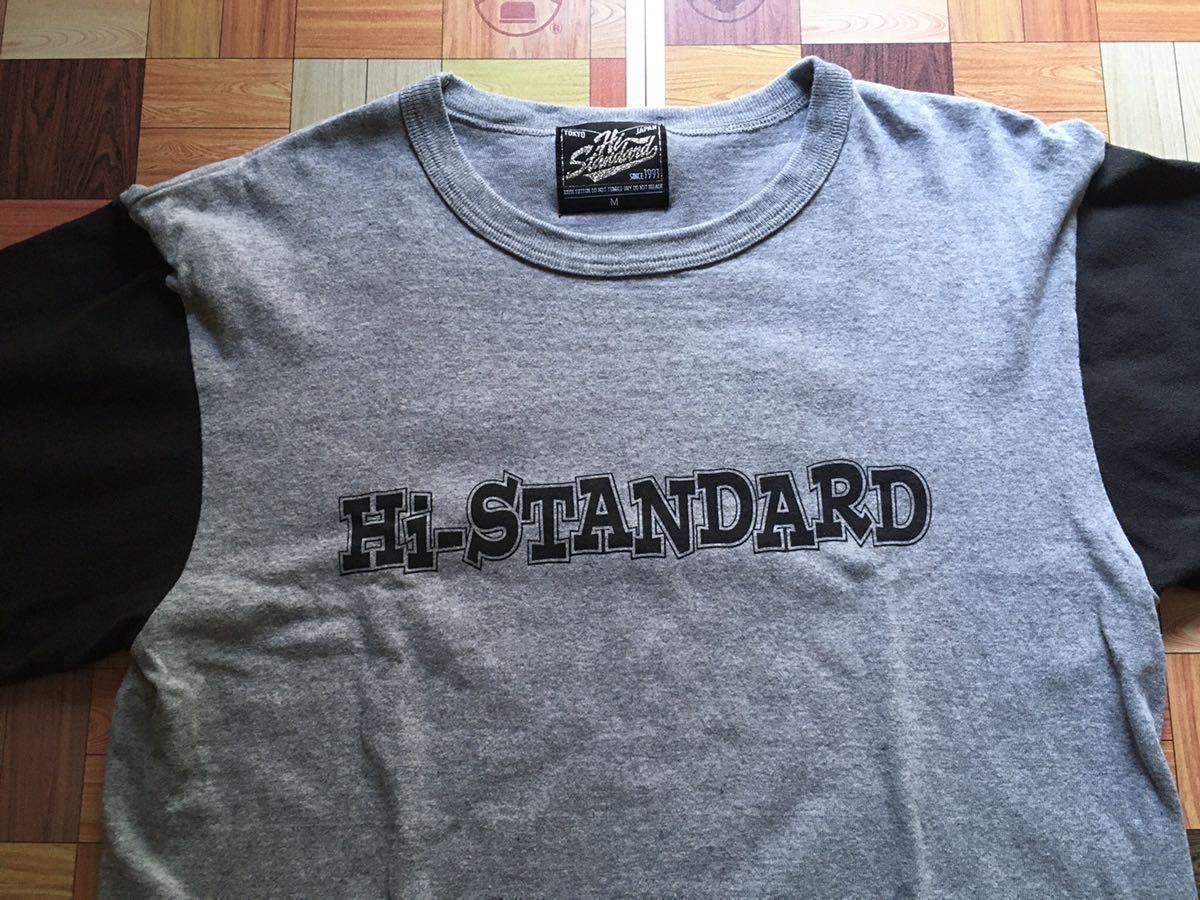 Hi-STANDARD × FAT ラグラン Tシャツ Mサイズ ベースボールT ハイスタ