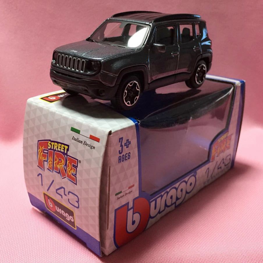 ミニカー 1/18 ジープ レネゲード Jeep Renegade グレー JEEP Renegade