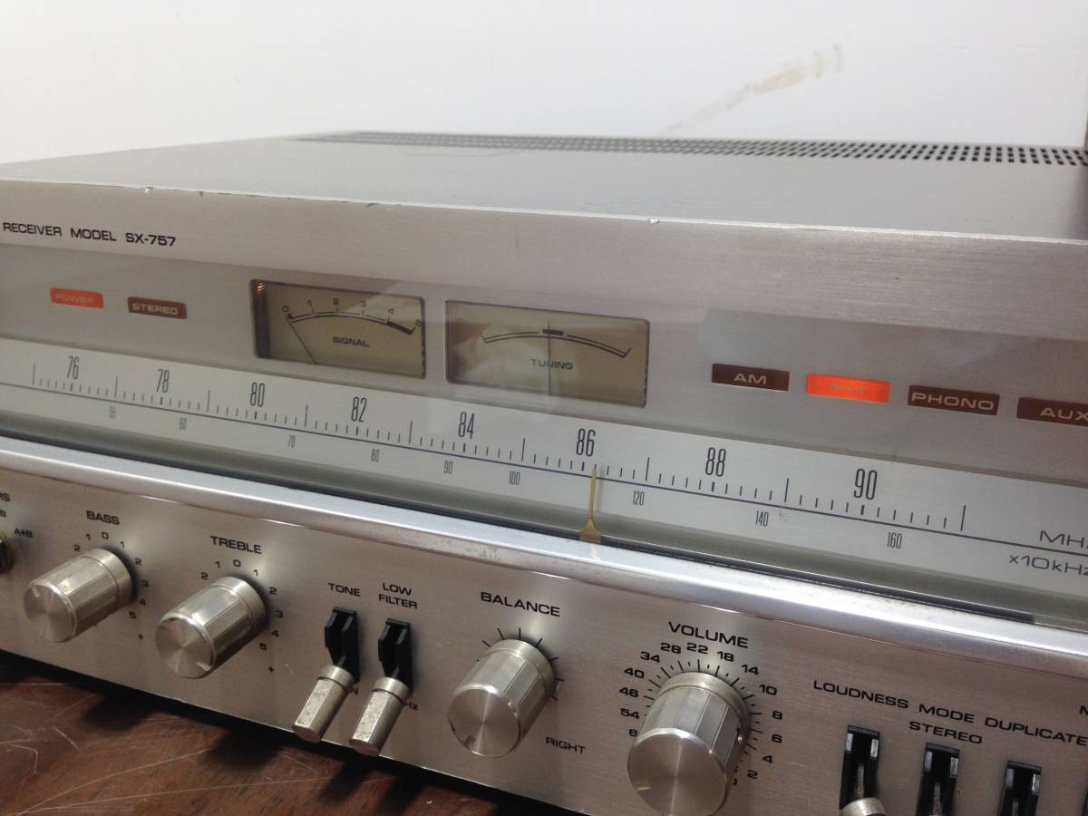 ジャンク Pioneer パイオニア SX-757 ステレオ レシーバー