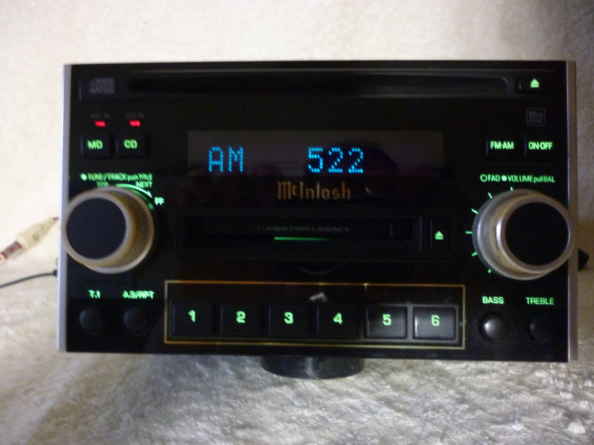 純正PF‐21421/EF-10801オーディオ ヘッドユニット/CDMDデッキ 純正PF‐21421/EF-10801オーディオ ヘッドユニット/CDMDデッキ