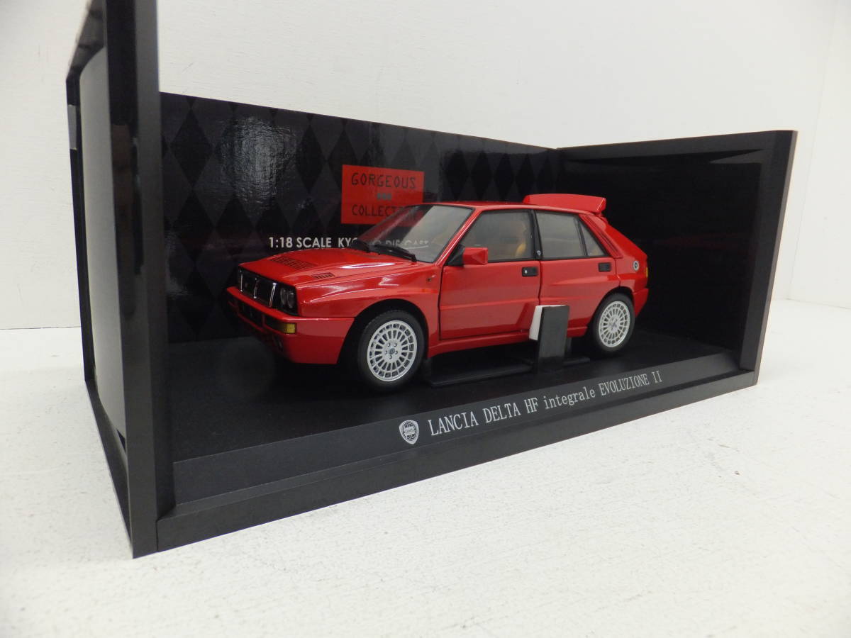 A 京商 1 18 ランチア デルタ Hfインテグラーレ エボルツィオーネ レッド 中古 の落札情報詳細 ヤフオク落札価格情報 オークフリー スマートフォン版