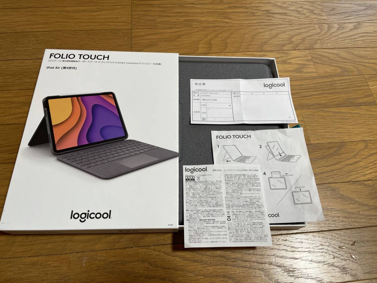 ロジクールfolio Touch For Ipad Air 第4世代 トラックパッド付き キーボードケース の落札情報詳細 ヤフオク落札価格情報 オークフリー スマートフォン版