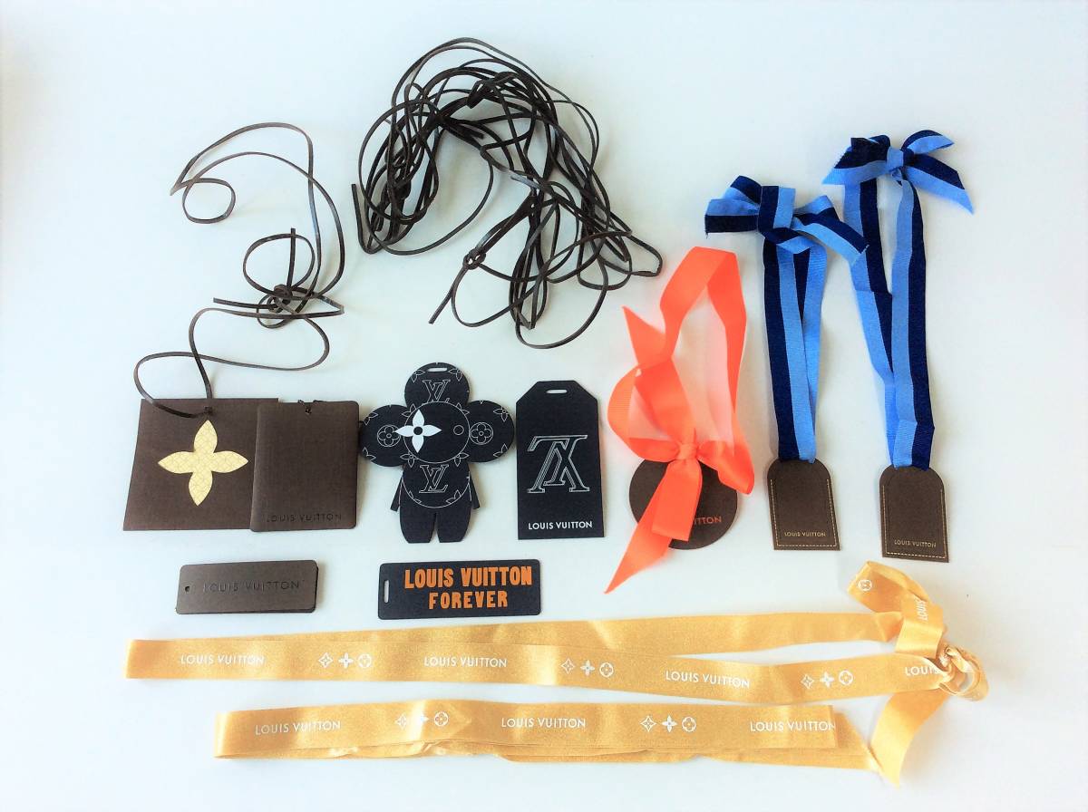 Louis Vuitton ルイ ヴィトン メッセージカード タグ ラッピングリボン 包装用リボン いろいろ まとめて の落札情報詳細 ヤフオク落札価格情報 オークフリー スマートフォン版