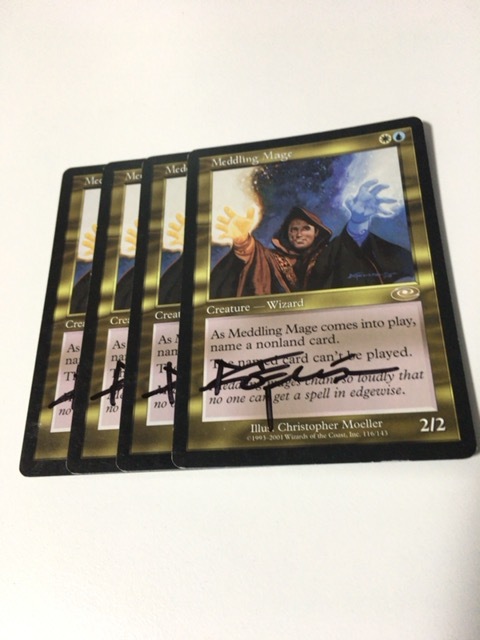 Mtg Pls 翻弄する魔道士 英語 サインド 4枚セット の落札情報詳細 ヤフオク落札価格情報 オークフリー スマートフォン版
