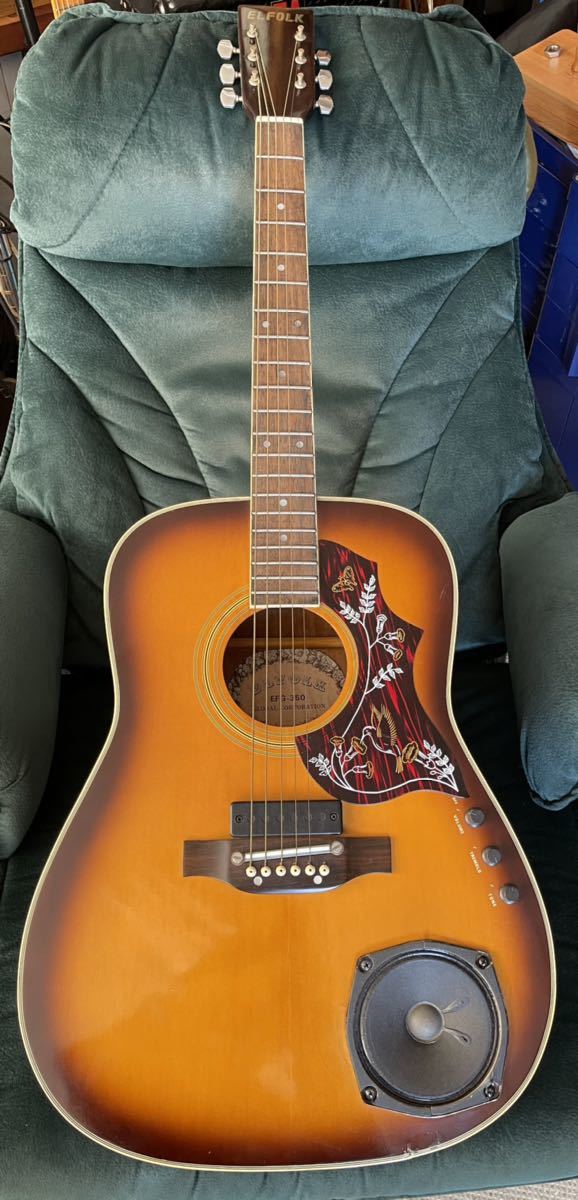 ELFOLK アコースティックギター サンバースト ELFOLK アコースティックギター サンバースト