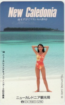 田中美里 テレカ 94ニューカレドニアキャンペーンガール の落札情報詳細 ヤフオク落札価格情報 オークフリー スマートフォン版