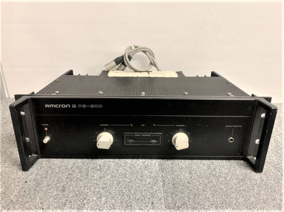 Crown /amcron PS-200 パワーアンプ Crown パワーアンプ PS-200の新品