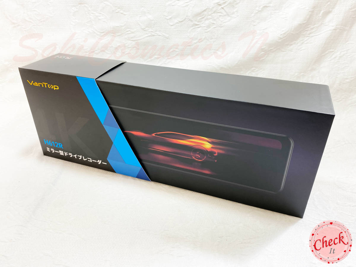 最新版”《美品の12インチミラー型ドライブレコーダー》VanTop H612R 右