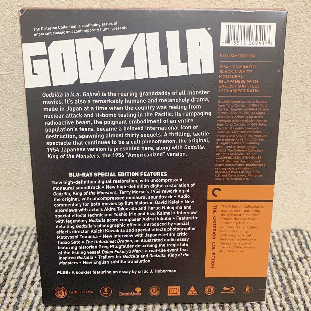 Godzilla ゴジラ Dvd The Criterion Collection ブルーレイ Ps3 日本語音声可 北米版 の落札情報詳細 ヤフオク落札価格情報 オークフリー スマートフォン版