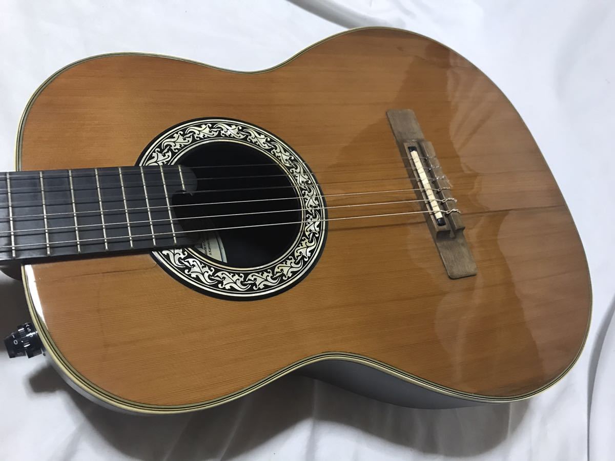 ovation 1613 エレアコ ハードケース 音出しOK ギターの落札情報詳細