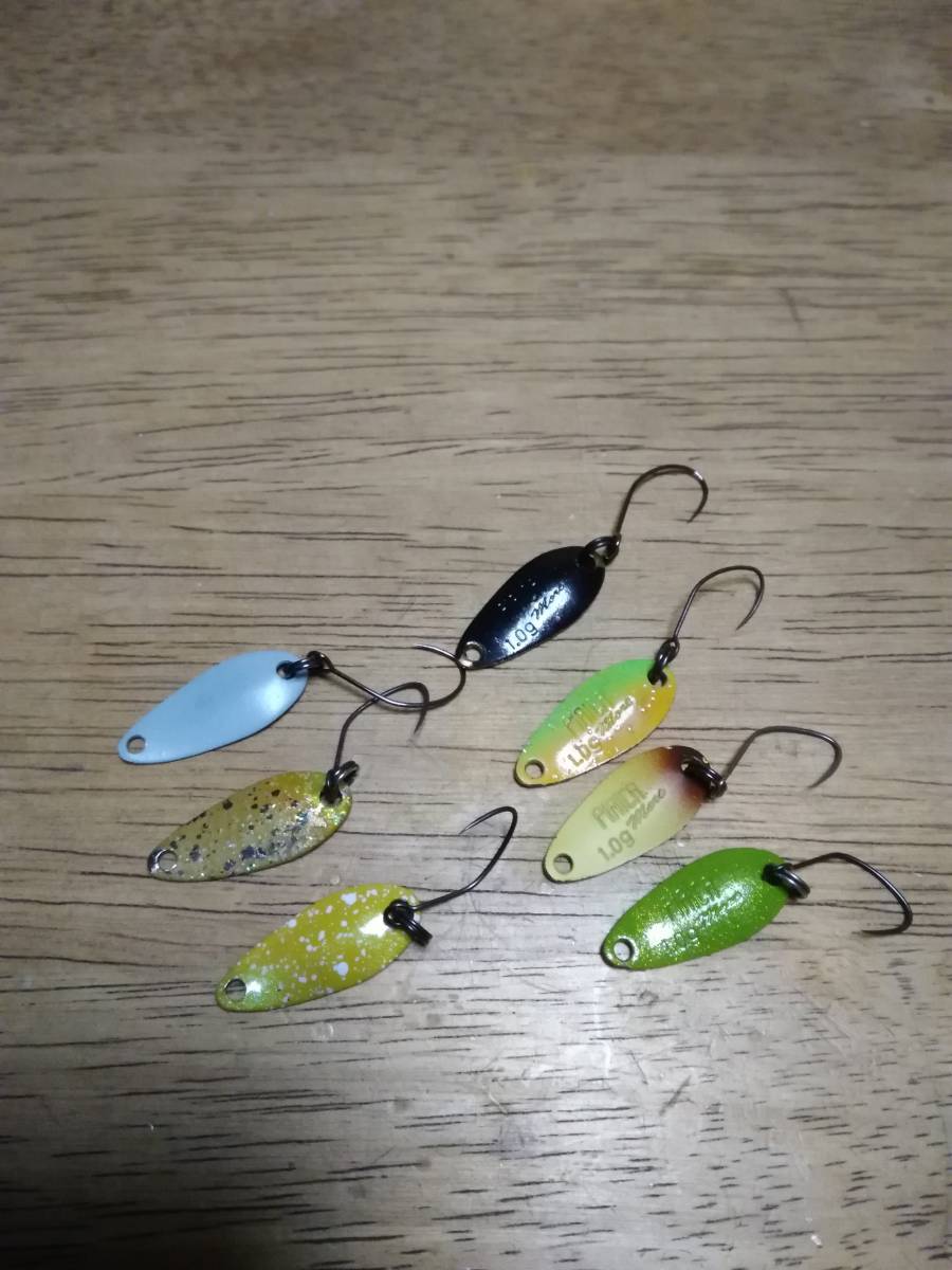 ヤリエ ピリカモア ７枚セット マイクロスプーン 管理釣りスプーン 管理釣り場 エリアフィッシング の落札情報詳細 ヤフオク落札価格情報 オークフリー スマートフォン版