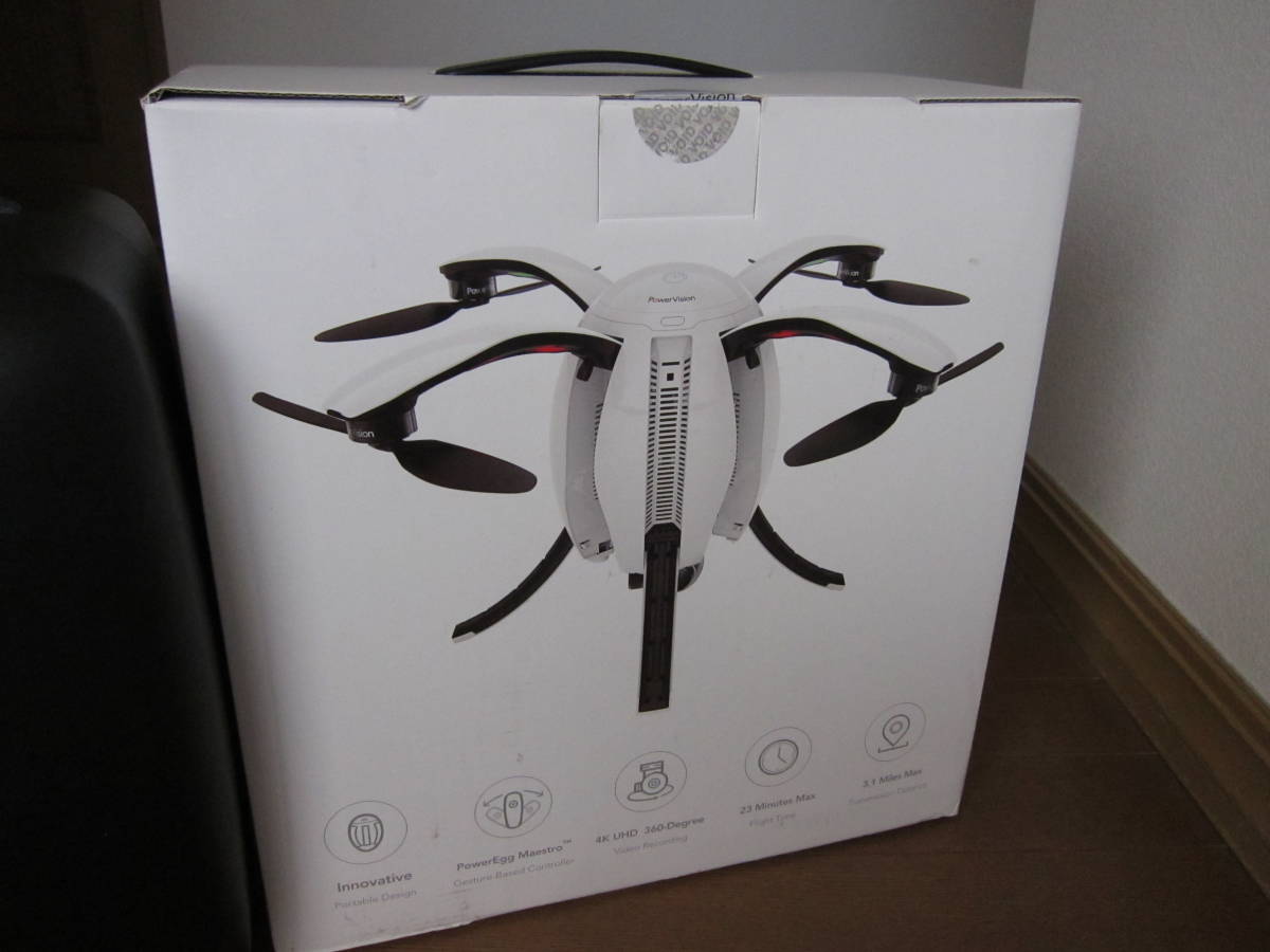 美品 Power Vision Power Egg PEG20 ジャンク PowerVision PowerEgg PEG20 パワーエッグ 卵型ドローン（品）