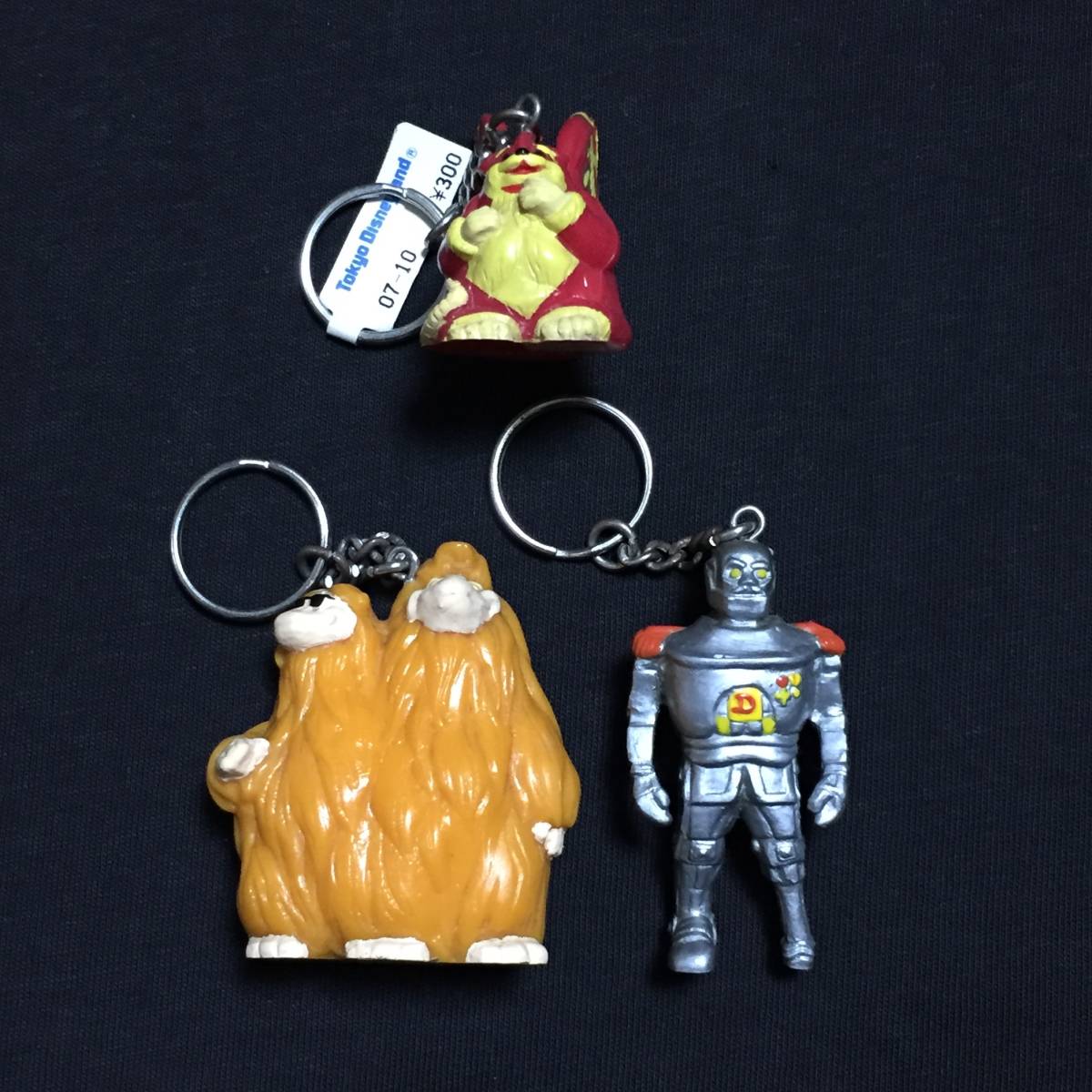 TDL 東京ディズニーランド キャプテンEO ヴィンテージ キーホルダー3種