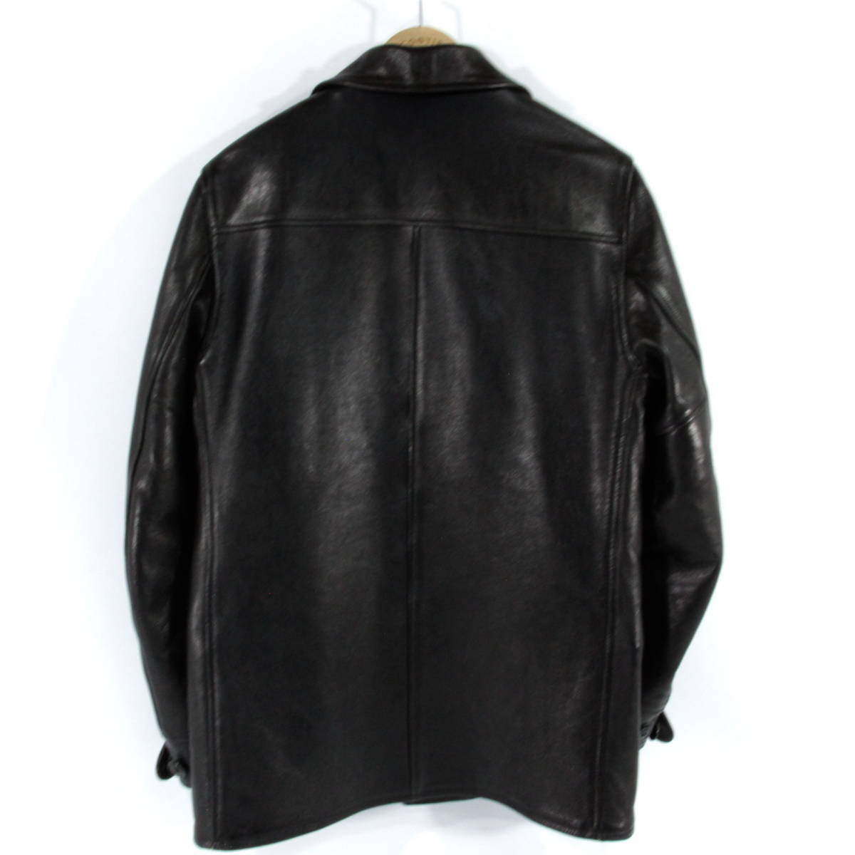 WACKO MARIA 17FW LEATHER CAR COAT M レザー カーコート ブラウン