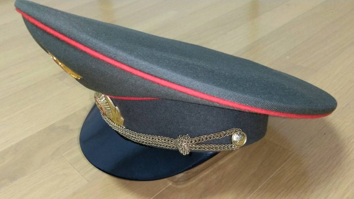 新品】【未使用品】ロシア連邦軍 陸軍将校用官帽 サイズ58cm SPLAV製の