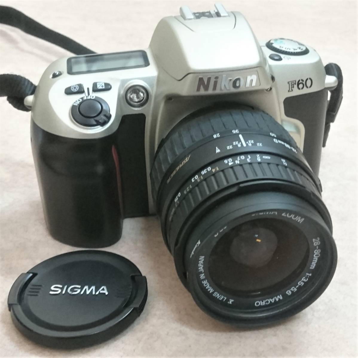 ◇ ニコン Nikon F60 一眼レフ フィルムカメラ SIGMA レンズ 28-80mm ...