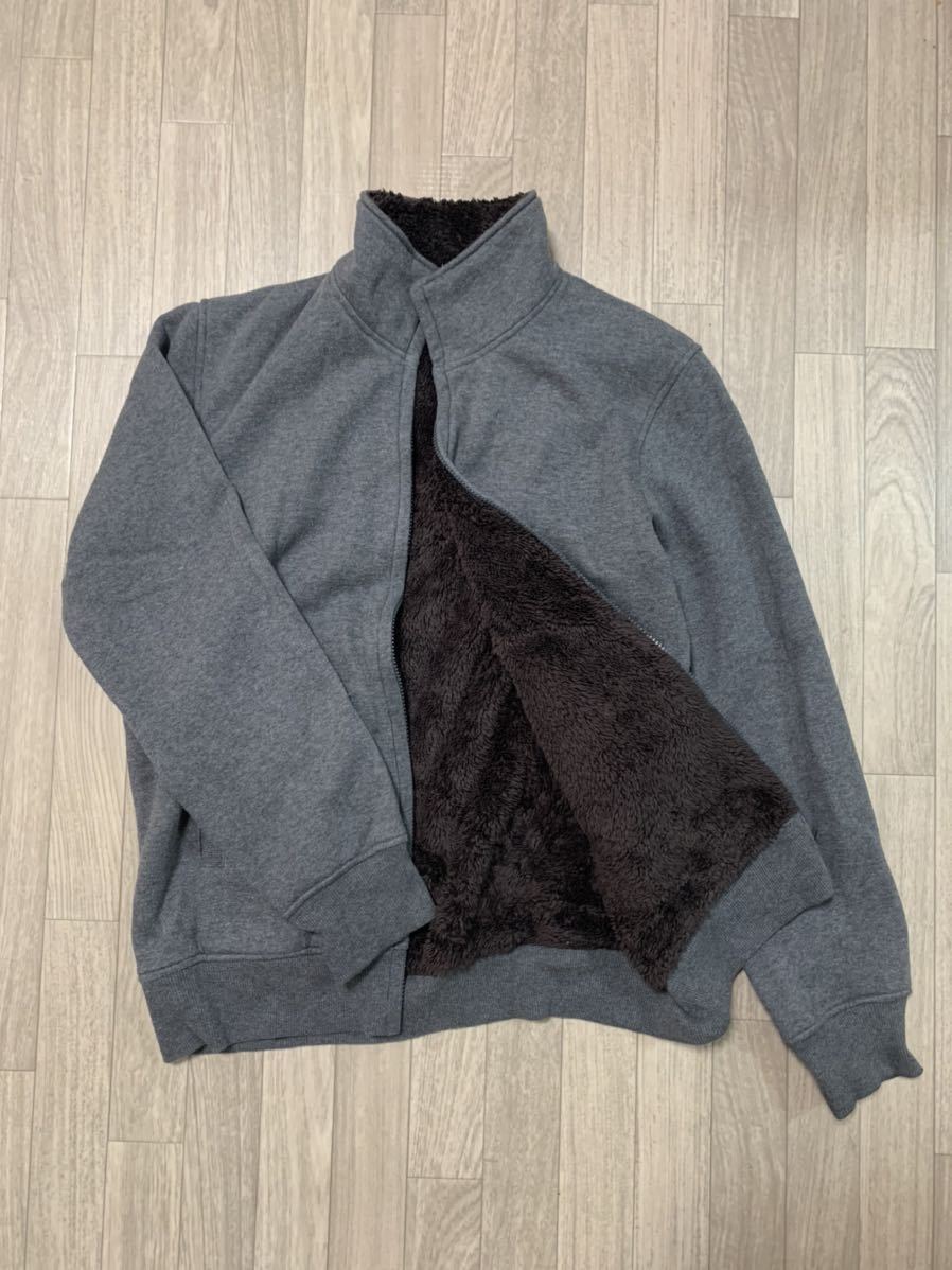 I 41 Uniqlo ユニクロ メンズ トップス グレー Xlサイズ 341 1299 ジップアップ パーカー 防寒 ボア 極暖 上着 楽ちん カジュアル の落札情報詳細 ヤフオク落札価格情報 オークフリー スマートフォン版
