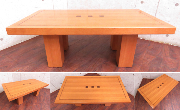 □美品□KOSUGA/コスガ□高級□MILANO/ミラノ□象嵌加工□クルミ材
