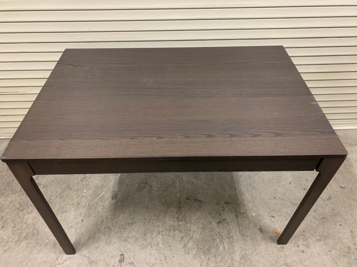 IKEA EKEDALENダイニングテーブル ダークブラウン伸長式テーブル